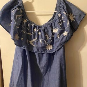 Super cute off the shoulder top